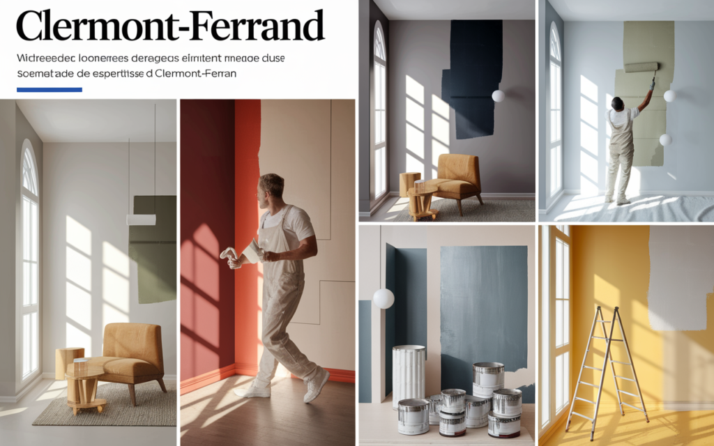 Quels sont les principaux types de finitions proposées par les entreprises de peinture à Clermont-Ferrand ?