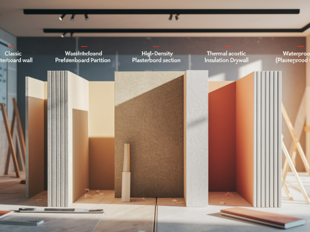 Quels sont les différents types de cloisons en plaques de plâtre proposés à Clermont-Ferrand