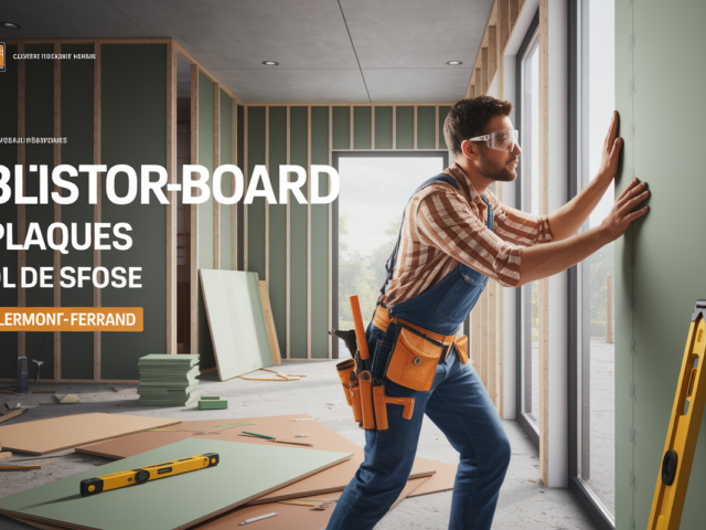 Plaquistes à Clermont-Ferrand : comment fixer les plaques de plâtre sur les murs ?