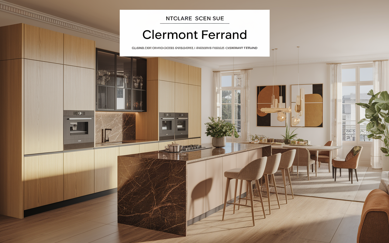 Aménagement intérieur/ cuisine – Clermont Ferrand : Plan du site