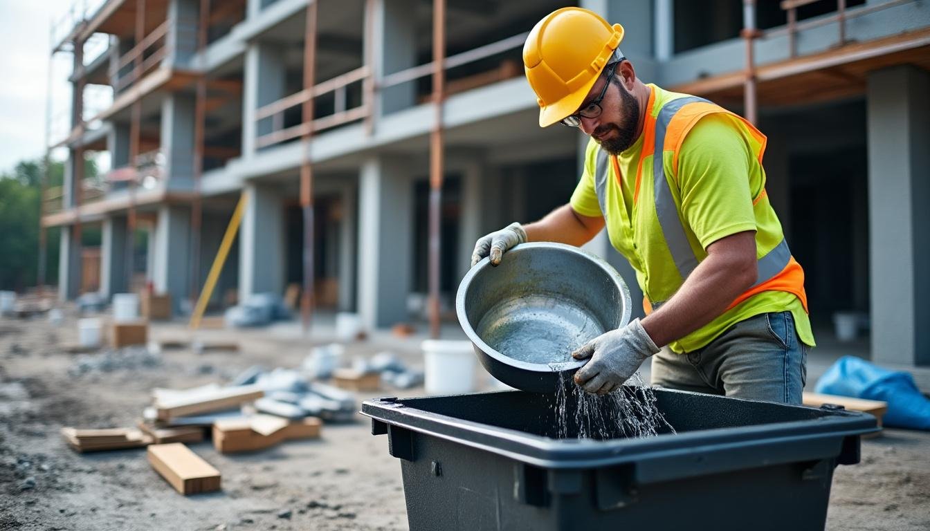 découvrez comment un bac de nettoyage facilite l'organisation et le nettoyage après vos travaux pour un espace propre et bien rangé.