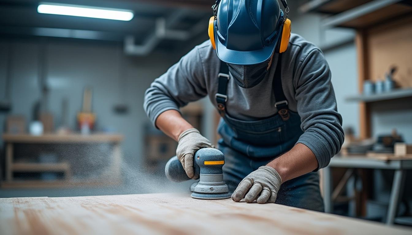 découvrez comment un casque anti-bruit peut protéger efficacement votre audition lors de travaux de ponçage intensif, pour un confort et une sécurité optimaux.