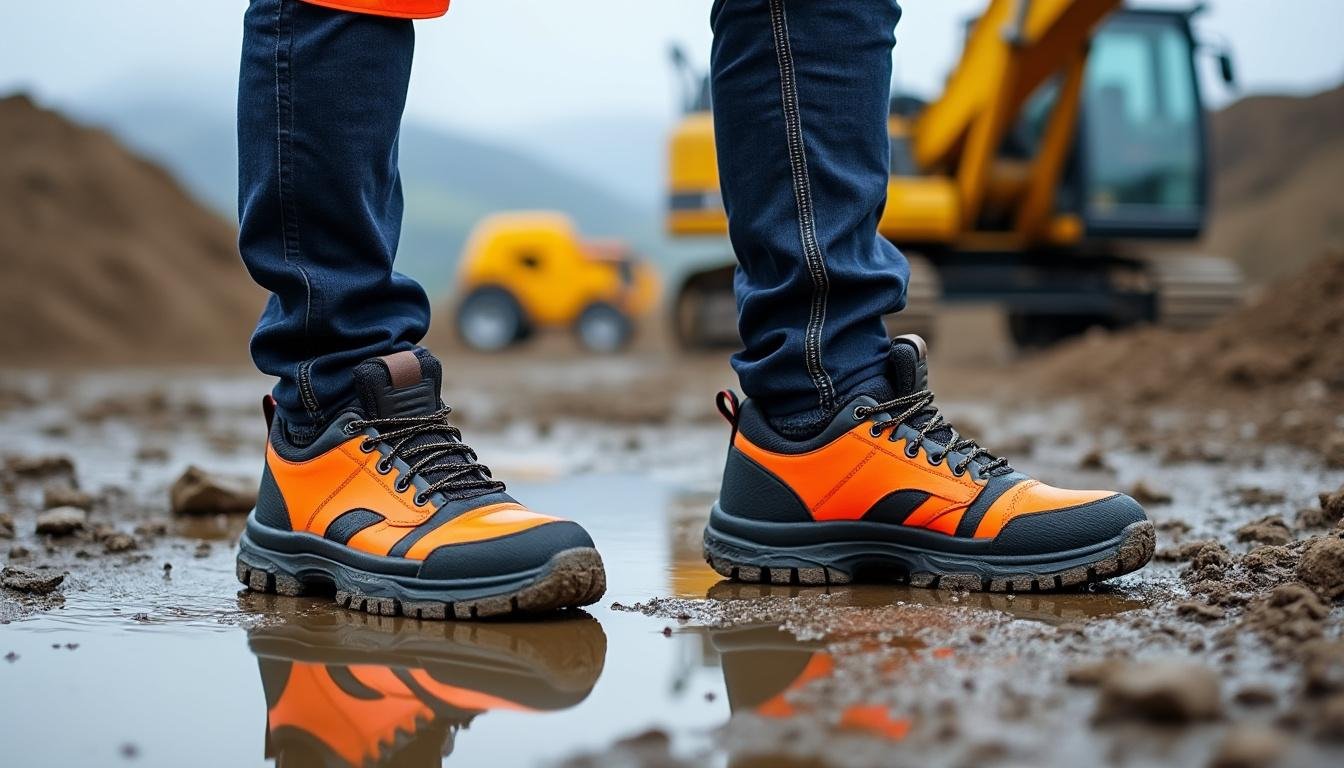 découvrez comment les chaussures antidérapantes peuvent réduire efficacement les risques de chute sur chantier, assurant votre sécurité et votre confort tout au long de la journée.