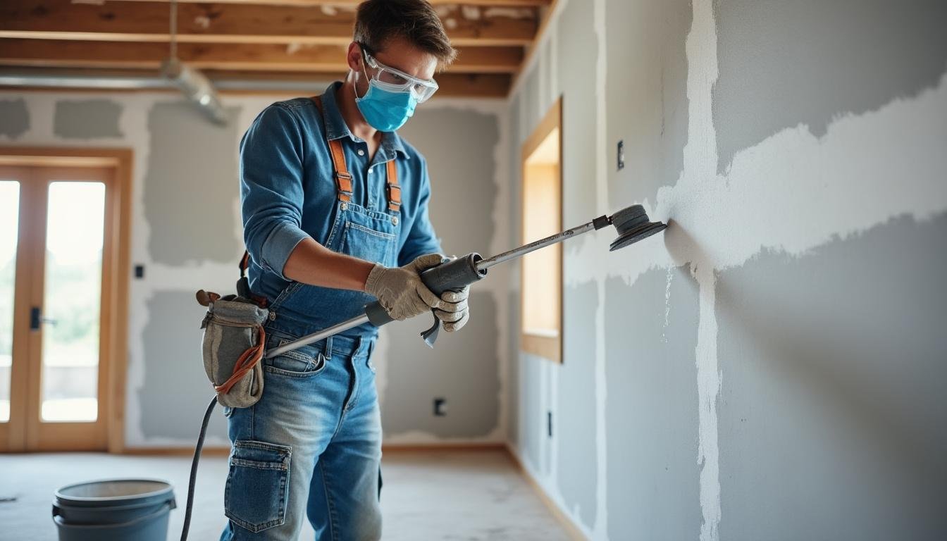 découvrez combien de temps il faut prévoir pour poncer les bandes de placo efficacement et obtenir une finition parfaite.