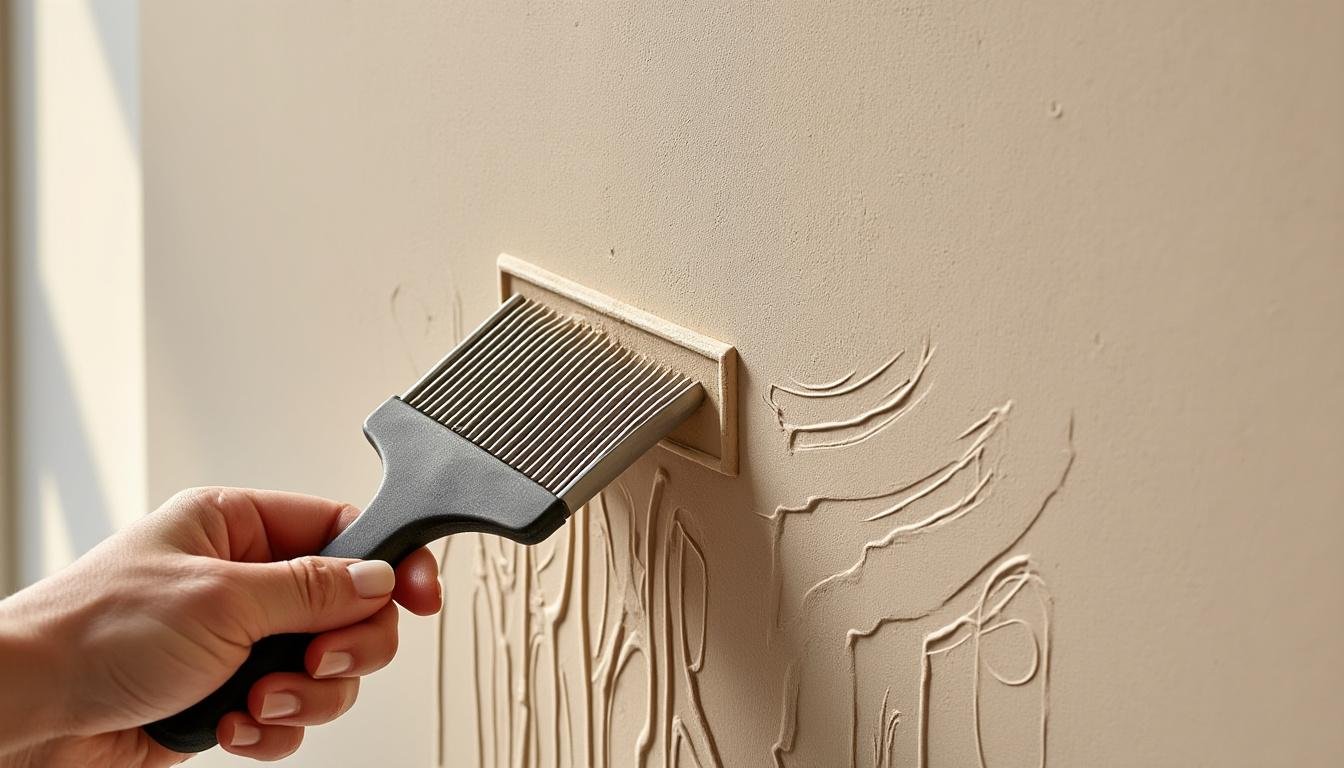 découvrez comment le peigne décoratif peut transformer vos murs en créant des effets de matière uniques et élégants pour une décoration intérieure originale.