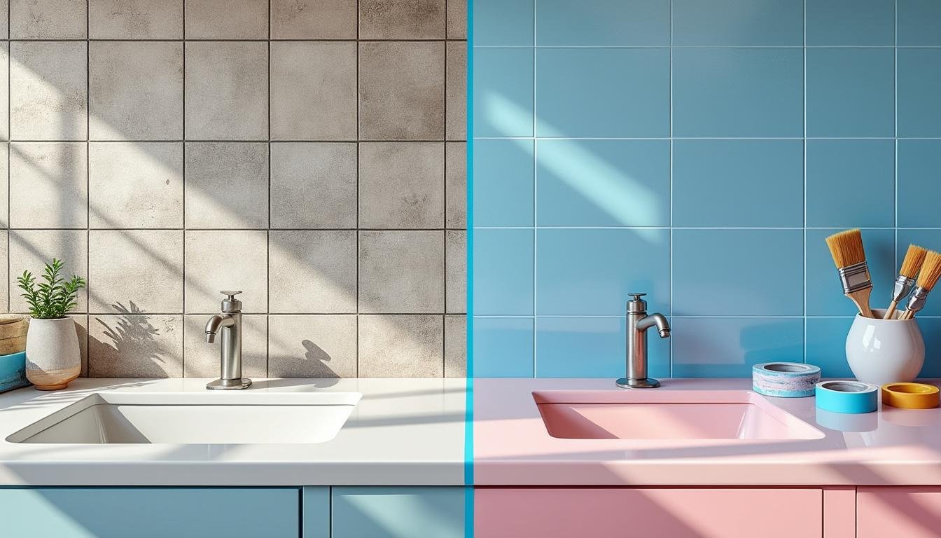 découvrez comment relooker votre cuisine ou salle de bains facilement avec une peinture spéciale pour carrelage, sans travaux lourds ni rénovation complète.