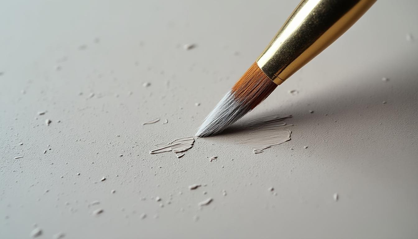 découvrez notre petit pinceau de retouche, idéal pour corriger facilement les défauts après séchage et obtenir une finition parfaite.