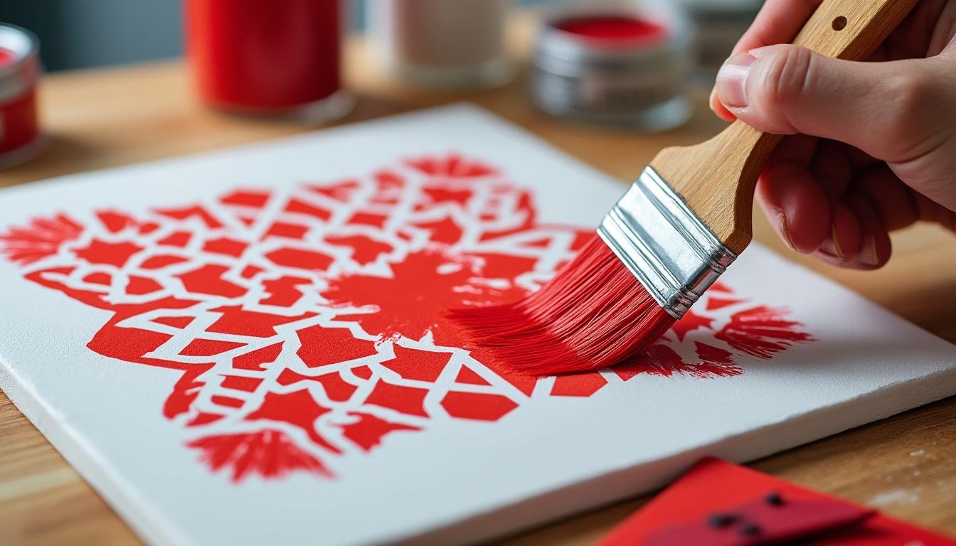 découvrez nos techniques et astuces pour utiliser un pinceau à pochoir et réaliser des motifs propres et précis sur toutes vos surfaces.