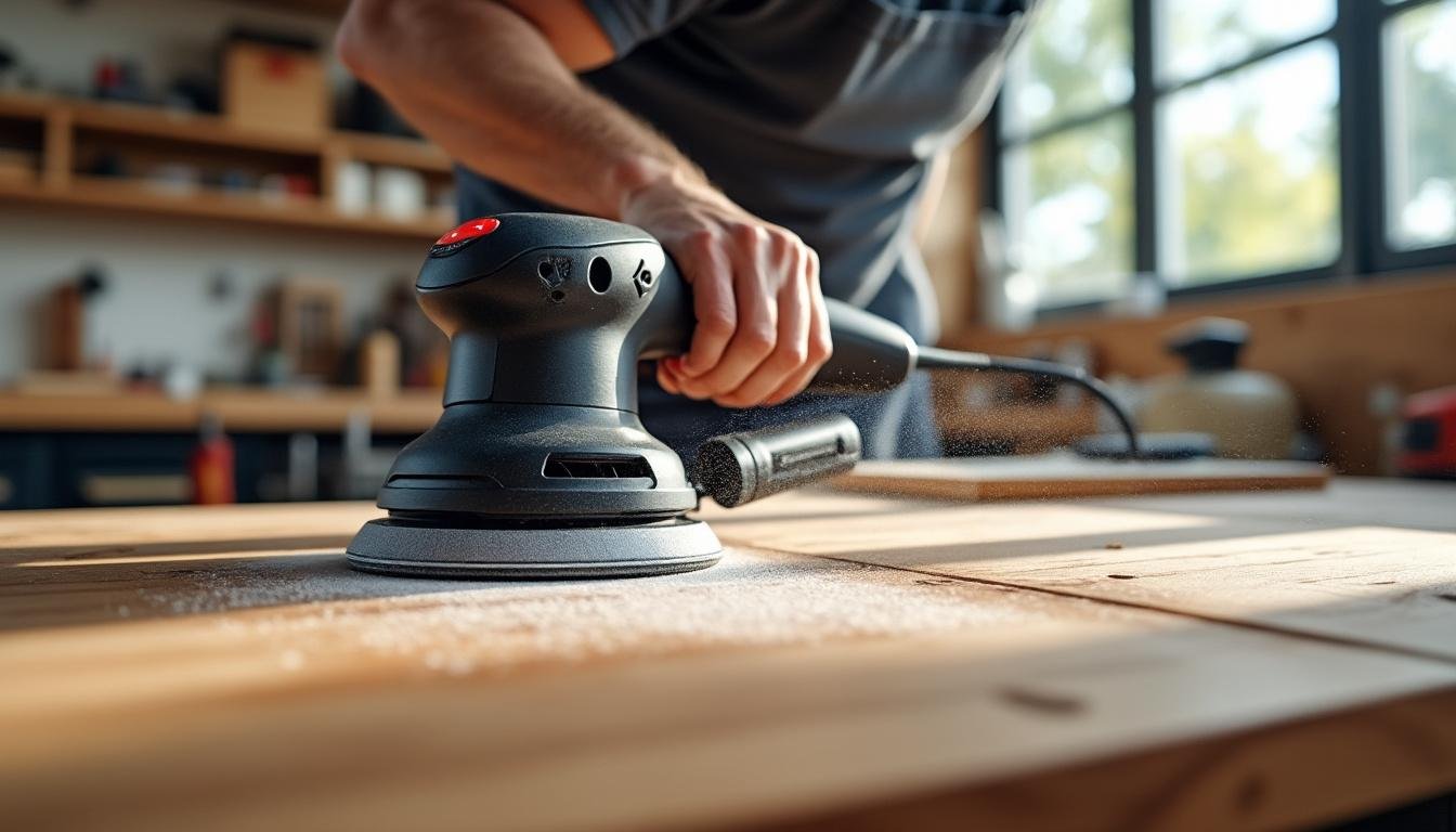 découvrez comment une ponceuse électrique peut vous faire gagner du temps lors de la préparation des supports pour vos projets de rénovation et bricolage.