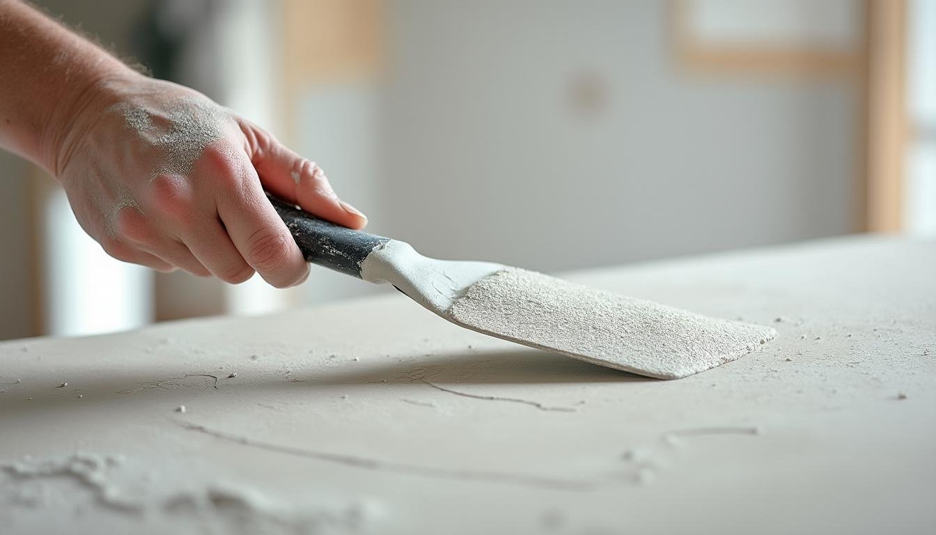 découvrez comment utiliser une spatule souple pour étaler et lisser vos enduits facilement, afin d'obtenir un fini professionnel et impeccable.