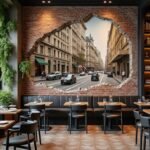 Découvrez 5 idées de décoration en papier peint trompe l'œil pour transformer et sublimer l'ambiance de votre restaurant avec originalité et élégance.