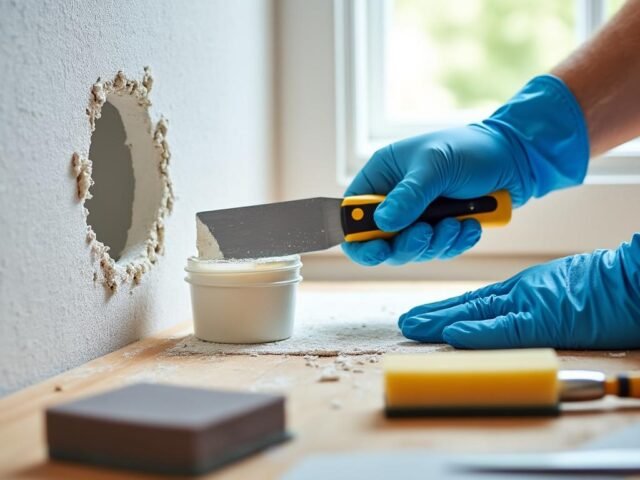 Comment boucher un trou dans du placo