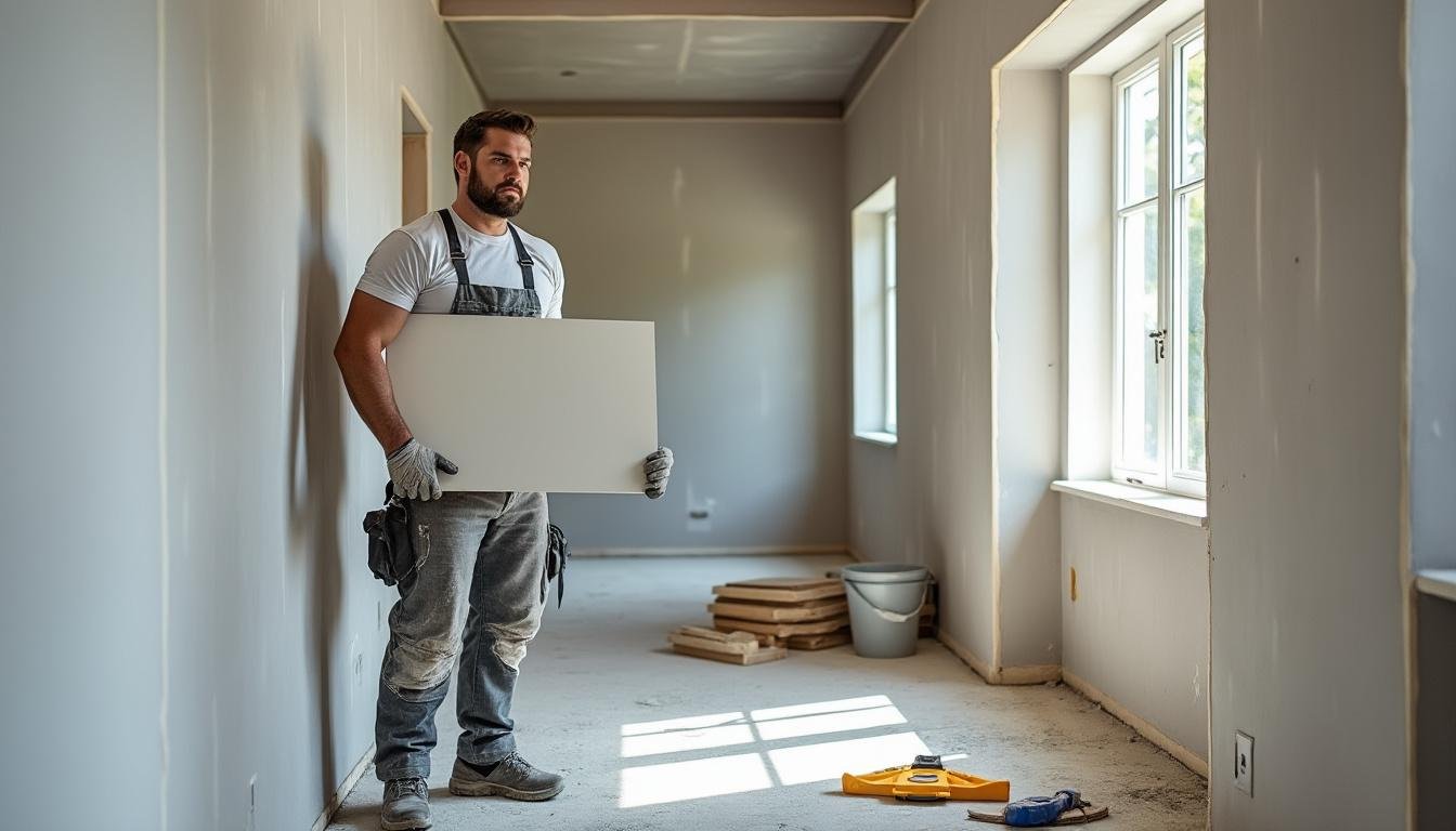 découvrez le poids exact d'une plaque de placo pour mieux planifier vos travaux de construction ou de rénovation.