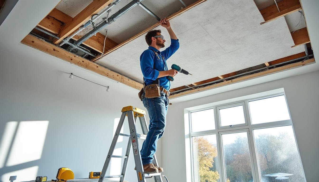 apprenez étape par étape comment réaliser un faux plafond en placo facilement et efficacement, pour un intérieur moderne et soigné.