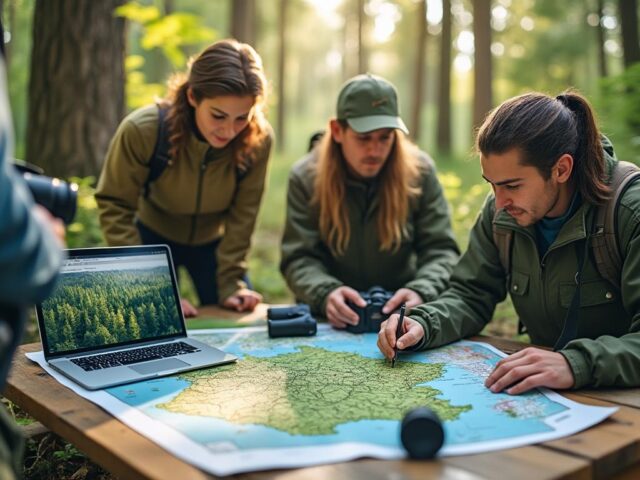 Exploration de la carte des grandes forêts françaises avec Techniforet
