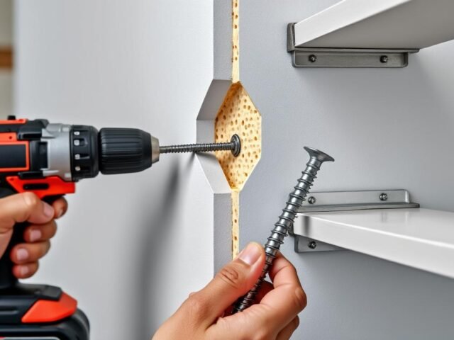 Fixation d’étagères lourdes sur placo alvéolaire : guide pratique