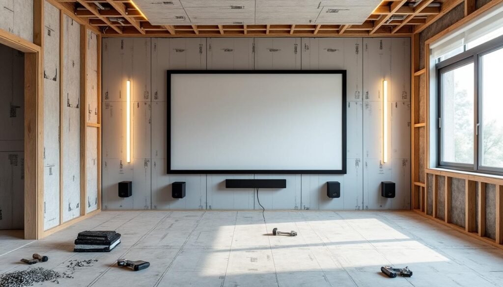 découvrez comment choisir et installer la cloison placo idéale pour votre home cinéma afin d'optimiser acoustique et esthétique dans votre espace de divertissement.