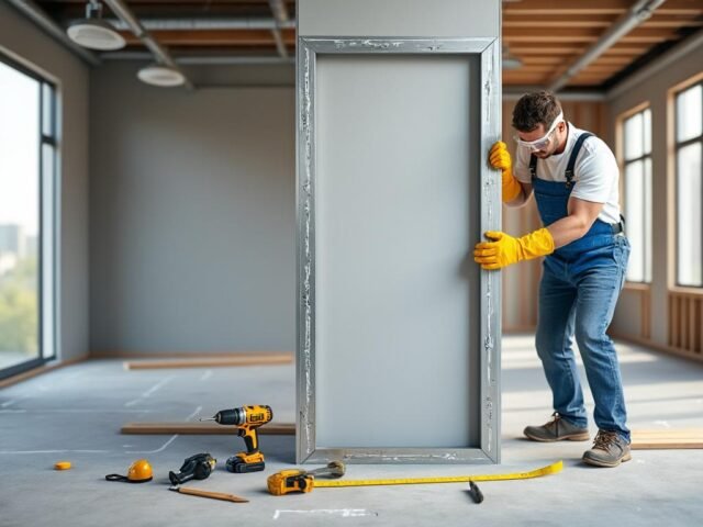 Comment monter une cloison en placo