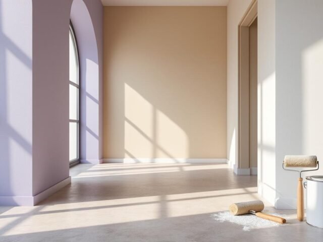 Peinture spéciale couloir sombre : couleurs qui agrandissent