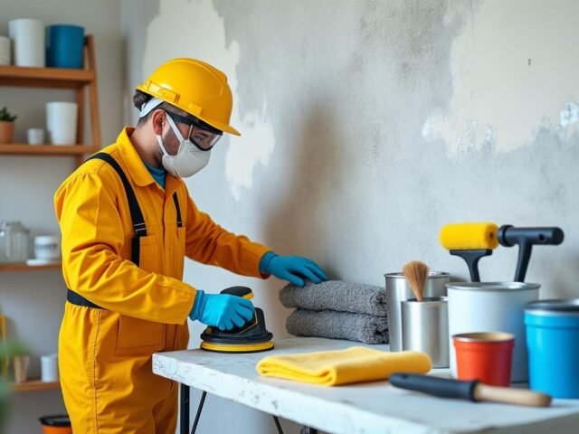 Repeindre après dégât des eaux : protocole pro