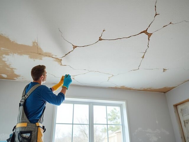 Rénover un plafond fissuré sans tout casser