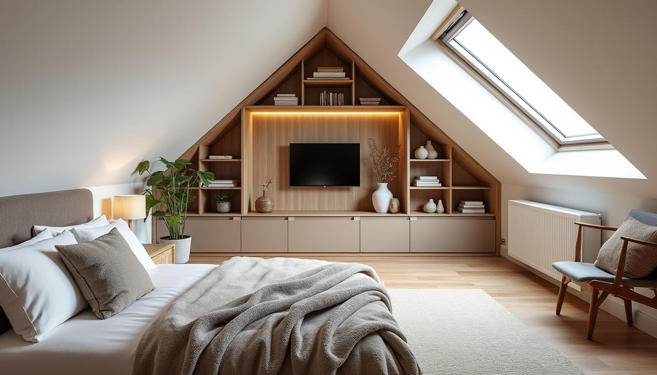 découvrez comment aménager une chambre sous pente avec des murs irréguliers en optimisant l'espace et en choisissant des solutions de mobilier adaptées pour un intérieur harmonieux et fonctionnel.