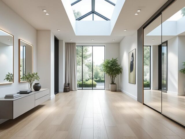 Rénovation d’un couloir étroit : techniques visuelles d’agrandissement