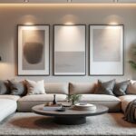 découvrez des idées de déco murale élégante et adaptée pour un salon avec un plafond très bas, optimisant l'espace et l'ambiance.