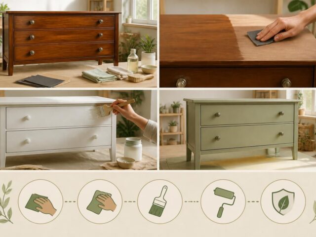 Comment peindre un meuble verni durablement ?