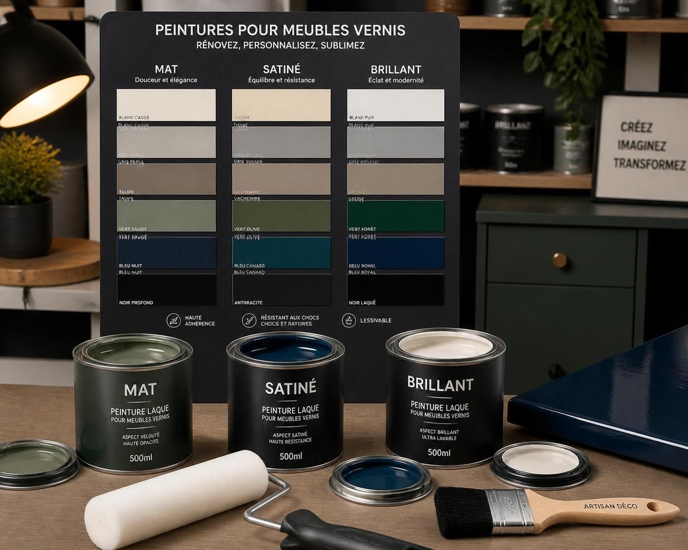 découvrez nos conseils pratiques pour peindre un meuble verni de manière durable, en préparant correctement la surface et en choisissant les bons produits pour un résultat impeccable.