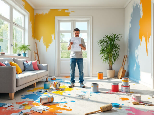 Erreurs qui font exploser un budget peinture