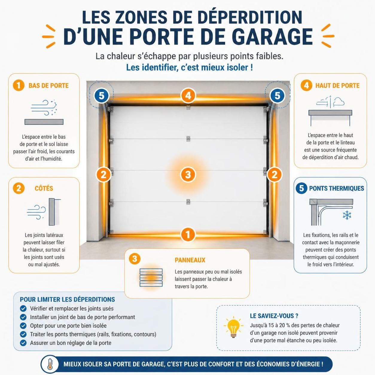 découvrez nos conseils pratiques pour bien isoler une porte de garage et améliorer l'efficacité énergétique de votre maison tout en réduisant les courants d'air.
