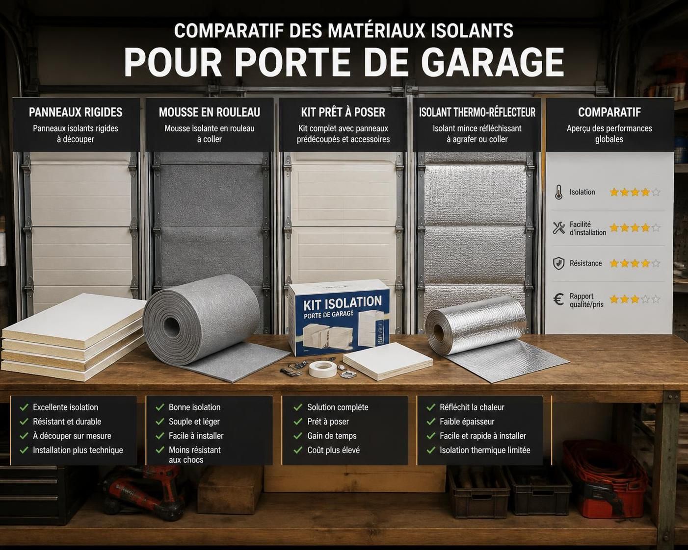 découvrez nos conseils pratiques pour bien isoler une porte de garage, améliorer votre confort thermique et réduire vos factures d'énergie.