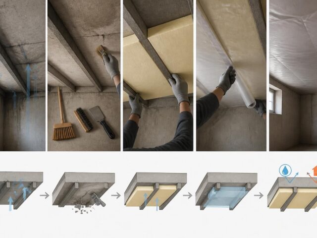 Comment isoler efficacement un plafond de cave ?