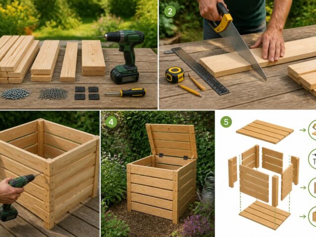 Comment construire un composteur en bois facilement ?