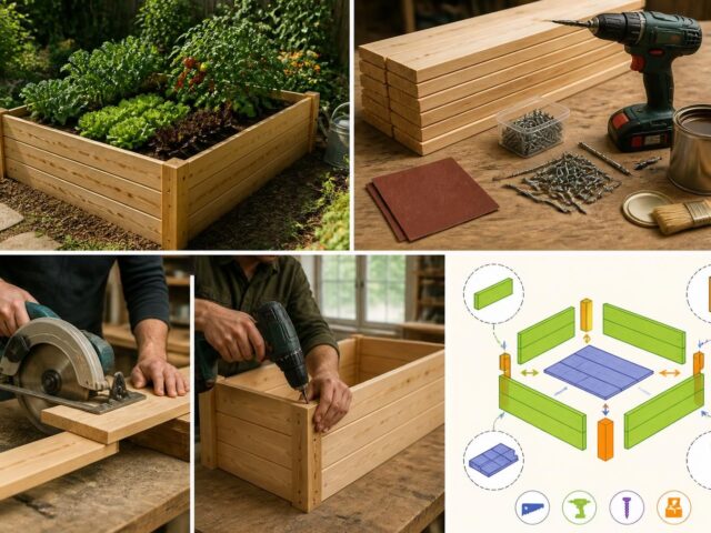Comment fabriquer un bac potager en bois ?
