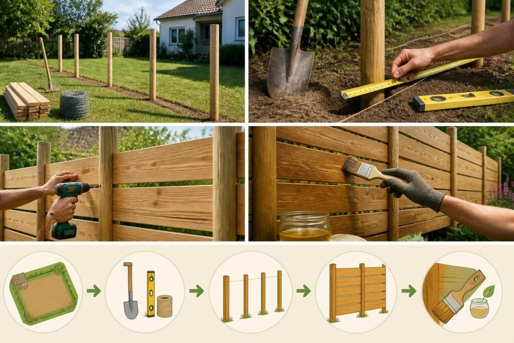 découvrez comment installer une clôture en bois économique facilement et rapidement avec nos conseils pratiques et astuces pour un résultat durable.