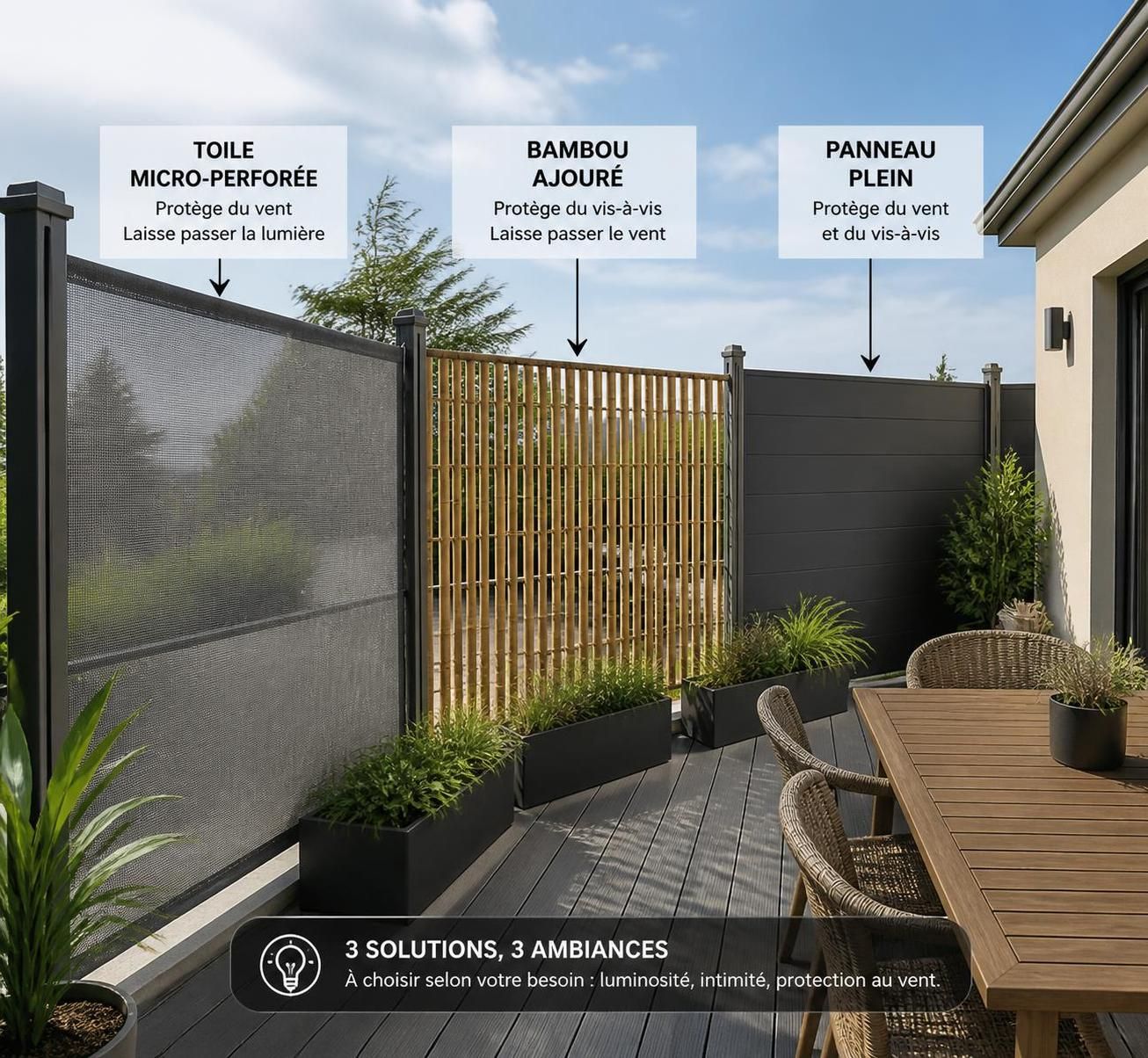 découvrez quel brise-vue offre la meilleure résistance au vent pour protéger efficacement votre jardin tout en assurant durabilité et esthétisme.